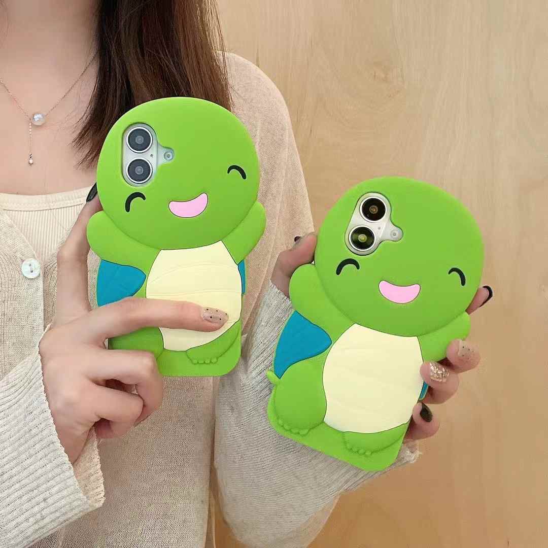 Cute Baby Dino Silicon Designer Phone Case for iPhone