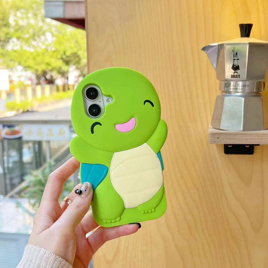 Cute Baby Dino Silicon Designer Phone Case for iPhone